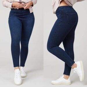 Spanx Jean-ish dark blue Ankle Leggings sz  small